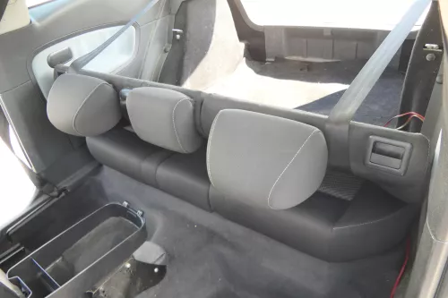 Seat Ibiza 6L Rückbank Rücksitzbank Sitz mit Kopfstütze Sitzbank 3-Punkt Sitze (169614)