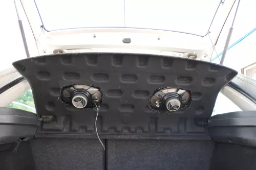 Ibiza 6L Hutablage Abdeckung Kofferraum Abdeckung schwarz hinten Boxen Lautsprec (169615)