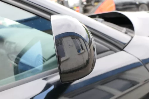 Audi A4 B5 Spiegel Außenspiegel rechts elektrisch schwarz LY9B Facelift (169670)