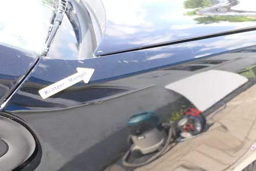 VW Polo 9N Kotflügel vorne rechts schwarz LC9Z bis ca.Bj.2004  (169702)