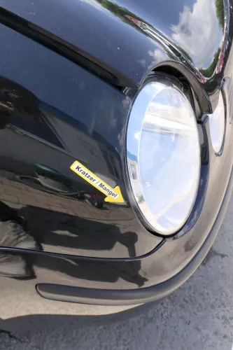 VW Polo 9N Kotflügel vorne rechts schwarz LC9Z bis ca.Bj.2004  (169702)