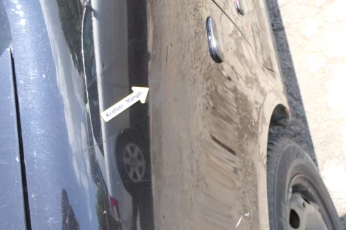 VW Polo 9N Kotflügel vorne links schwarz LC9Z bis ca.Bj.2004 (169703)