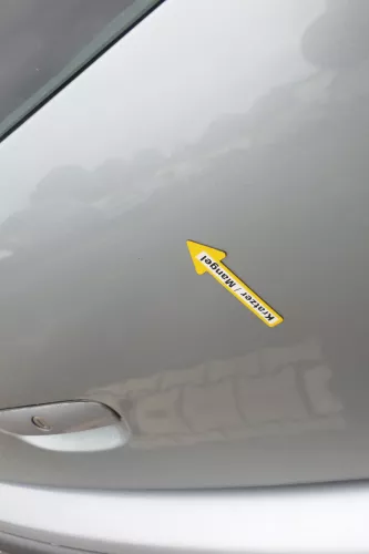 Polo 9N3 9N Heckklappe Kofferraumklappe Klappe silber LA7R grau silber --- Delle (169751)