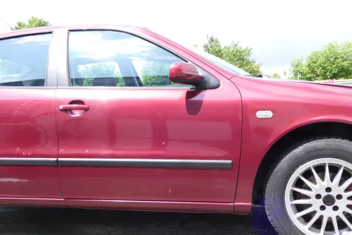 Seat Leon Toledo 1M Tür vorne rechts Beifahrertür rot LS3R