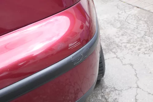 Seat Leon 1M Stoßstange Heckstoßstange hinten rot LS3N (169763)