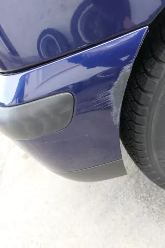 Seat Ibiza 6K Facelfit Stoßstange Heckstoßstange hinten blau LB5N (169879)