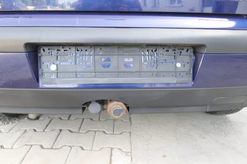 Seat Ibiza 6K Facelfit Stoßstange Heckstoßstange hinten blau LB5N (169879)