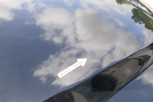 VW Fox 5Z Motorhaube Klappe vorn vorne schwarz L041 Haube (169923)