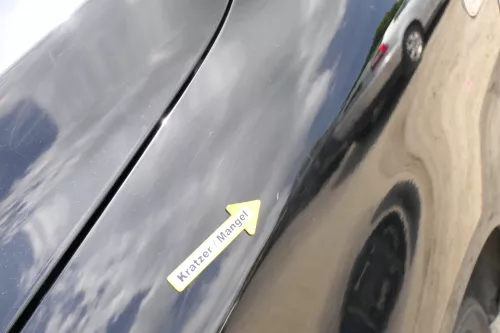 VW Fox Kotflügel vorne links schwarz L041 (169926)