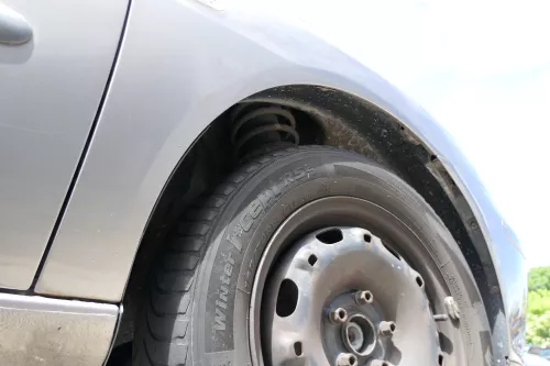 Seat Ibiza 6L Kotflügel vorne rechts grau LS7U bis 2010 (169959)