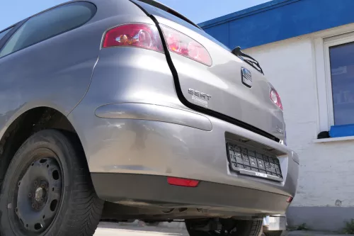 Seat Ibiza 6L Stoßstange Heckstoßstange hinten grau LS7U (169962)