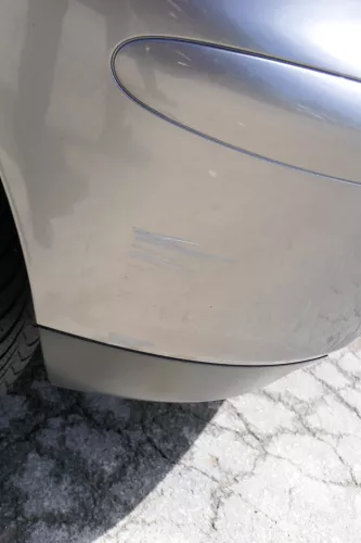 Seat Ibiza 6L Stoßstange Heckstoßstange hinten grau LS7U (169962)