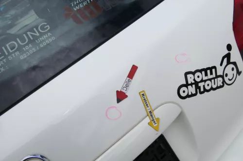 Audi A3 8L bis cBj. ca1999 Heckklappe Kofferraumklappe Klappe hinten weiß LY9G (169975)