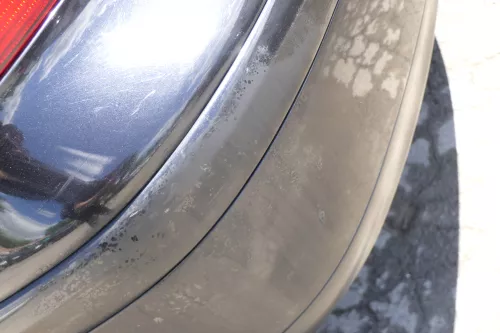 VW Golf 4 Limousine Stoßstange hinten Heckstoßstange Stoßfänger schwarz LC9Z (170141)