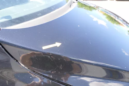 VW Fox 5Z Motorhaube Klappe vorn vorne schwarz L041 Haube (170162)