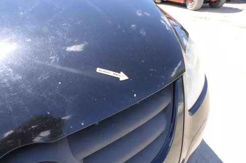 VW Fox 5Z Motorhaube Klappe vorn vorne schwarz L041 Haube (170162)