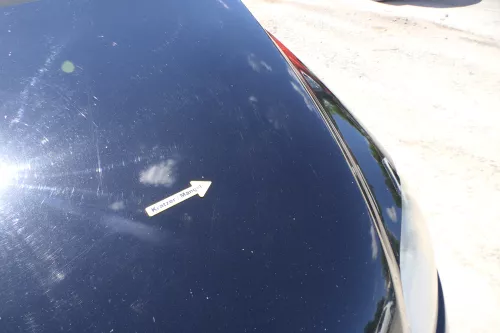 VW Fox 5Z Motorhaube Klappe vorn vorne schwarz L041 Haube (170162)