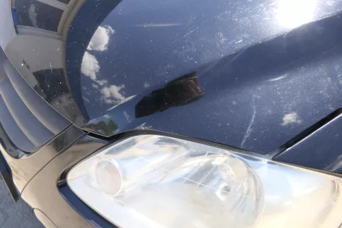 VW Fox 5Z Motorhaube Klappe vorn vorne schwarz L041 Haube (170162)