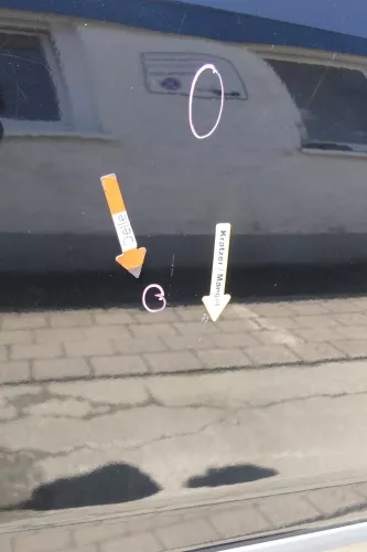 VW Fox 5Z Tür vorne rechts Beifahrertür schwarz L041 (170164)