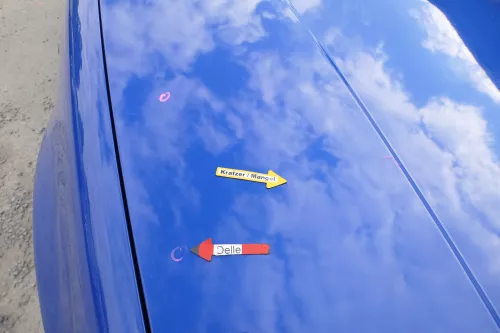 VW Golf 4 Motorhaube Haube Klappe vorne blau LW5Z (170176)