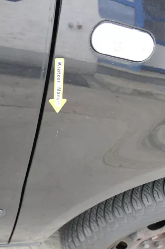 VW Fox 5Z Kotflügel vorne rechts schwarz LC9Z (170196)