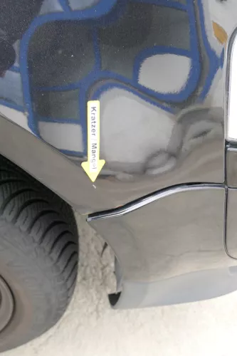 VW Fox 5Z Kotflügel vorne rechts schwarz LC9Z (170196)