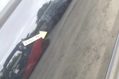 VW Fox 5Z Tür vorne links Fahrertür schwarz LC9Z (170198)