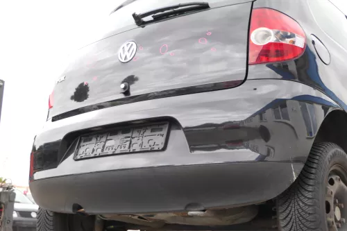 VW Fox 5Z Stoßstange hinten Stoßfänger schwarz LC9Z uni Heckstoßstange (170200)