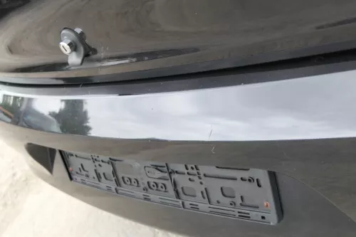 VW Fox 5Z Stoßstange hinten Stoßfänger schwarz LC9Z uni Heckstoßstange (170200)