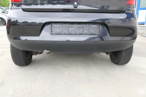 VW Fox 5Z Stoßstange hinten Stoßfänger schwarz LC9Z uni Heckstoßstange (170200)