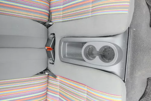 VW Fox Rückbank für Kopfstützen Kopfstütze Rücksitzbank getrennt teilbar geteilt (170206)