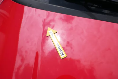 VW Polo 6N Motorhaube Klappe vorn vorne rot LP3G (170211)