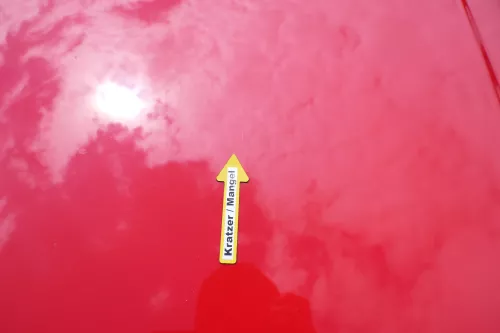 VW Polo 6N Motorhaube Klappe vorn vorne rot LP3G (170211)