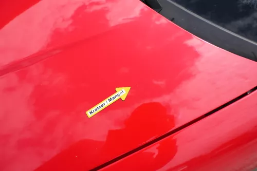 VW Polo 6N Motorhaube Klappe vorn vorne rot LP3G (170211)