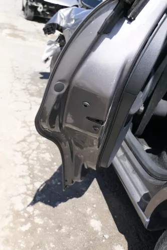 Seat Ibiza 6L Tür 4/5-Türer hinten links grau LS7U - ohne Anbauteile (170346)