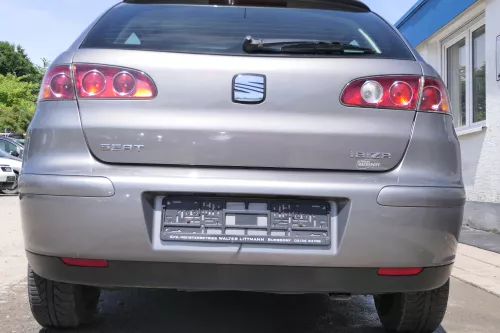 Seat Ibiza 6L Stoßstange Heckstoßstange hinten grau LS7U