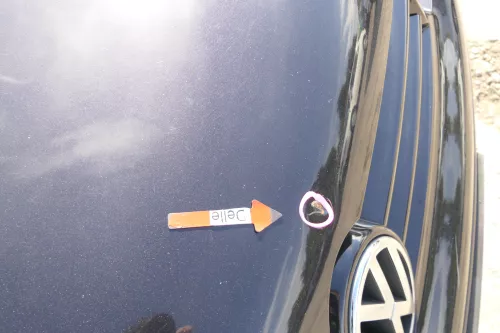 VW Golf 4 Motorhaube Haube Klappe vorne schwarz LC9Z metallic blackmagic ll (170361)