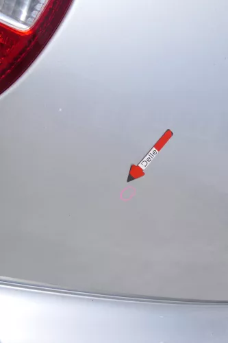 Seat Leon 1M Heckklappe Klappe hinten Kofferraumklappe silber grau LS7N Spoiler (170427)