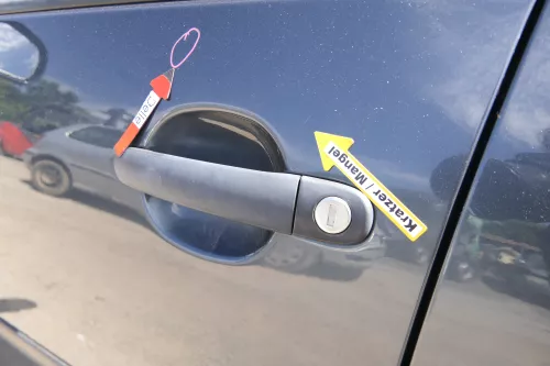 VW Golf 4 Bora Tür vorne links Fahrertür 4/5-Türer Kombi Variant grau blue LC7V (170447)