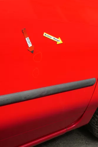 VW Lupo Seat Arosa Tür vorne rechts Beifahrertür rot LP3G (mechanischerFenst (170467)