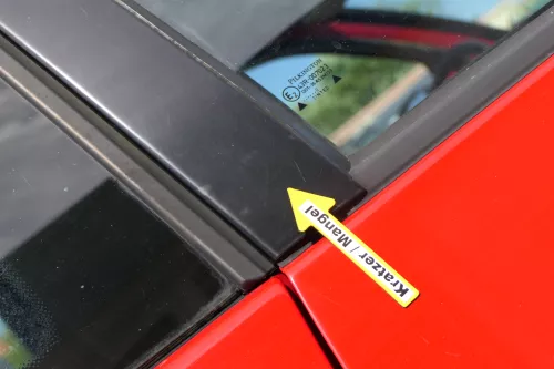 VW Lupo Seat Arosa Tür vorne rechts Beifahrertür rot LP3G (mechanischerFenst (170467)