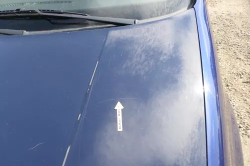 VW Golf 4 Motorhaube Haube Klappe vorne blau LA5G (170505)