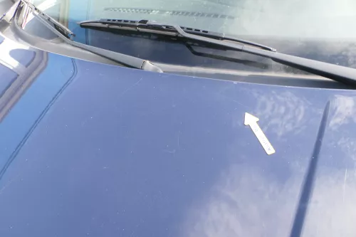 VW Golf 4 Motorhaube Haube Klappe vorne blau LA5G (170505)