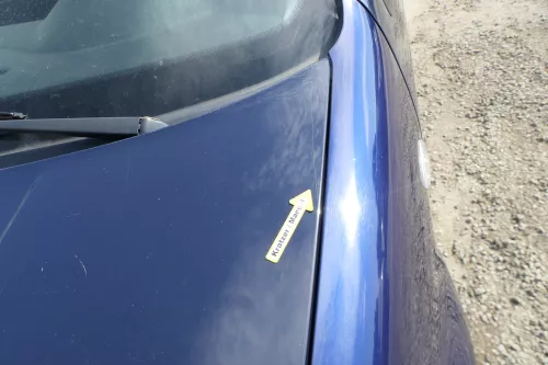 VW Golf 4 Motorhaube Haube Klappe vorne blau LA5G (170505)