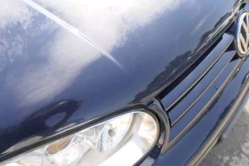 VW Golf 4 Motorhaube Haube Klappe vorne blau LA5G (170505)