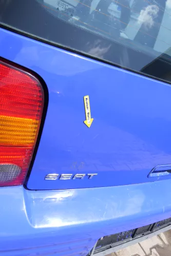 Seat Arosa Heckklappe Klappe hinten Kofferraumklappe blau LS5J bis ca. Bj. 2000 (170566)