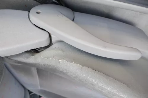 Seat Arosa VW Lupo Sitz vorn links Fahrersitz Höhenverstellung höhenverste grau (170569)