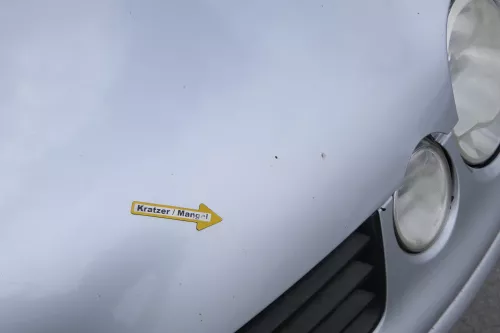 VW Polo 9N Motorhaube Klappe vorne silber grau LA7W reflexsilber bisca.Bj.2004 K (170574)