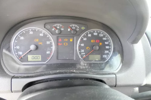 VW Polo 9N Tacho Tachometer Kombiinstrument 252.000km 6Q0920801P 1,2 47kw 40kw (170588)