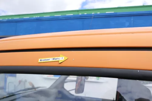 VW T4 Tür vorne links orange LP2C Fahrertür 701831055H bis ca1996 ohneAnbauteile (170597)